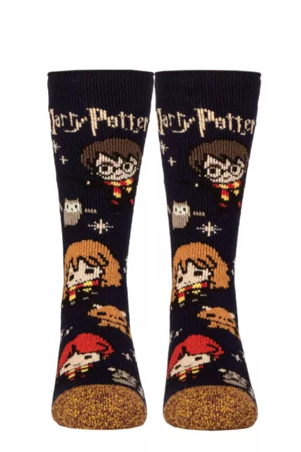 SOCKSHOP Heat Holders Kids Harry Potter Patterned 1.6 TOG Lite Thermal Socks 1PK