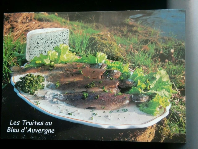 Cpsm Cpm Recette Les Truites Au Bleu D Auvergne Photo Teissedre Éditions Bos