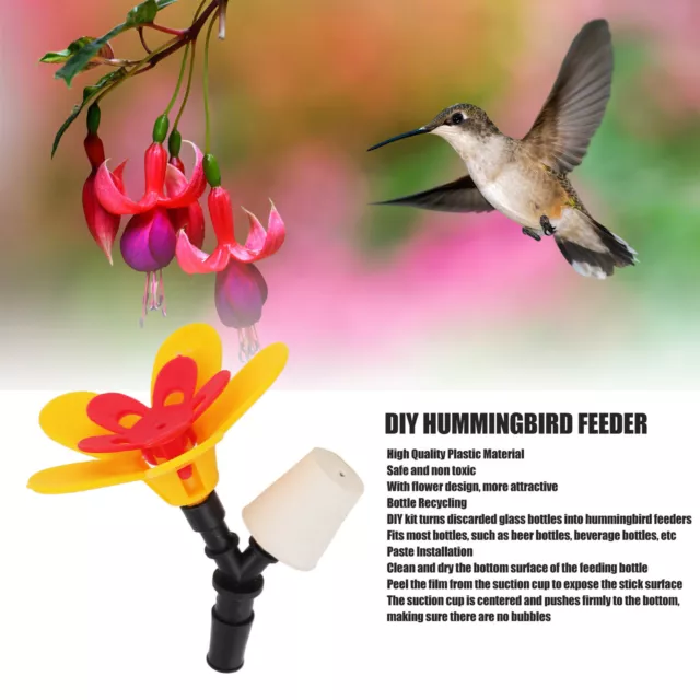 DIY Birds Feeder Hanging Bottle Recycling Flower Birds Feeding parts Pet Supply