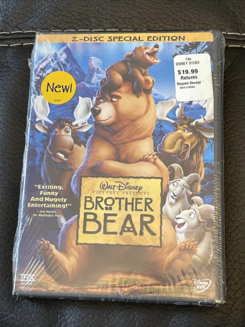 Walt Disney BROTHER BEAR (DVD, 2004, 2-Disc Special Edition) Brand New Sealed