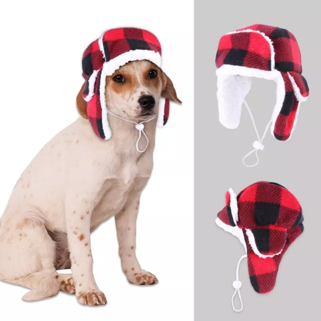 Más Alta Sombrero Perro Accesorios Lei Feng Boina Tejido de Punto Gorro C <