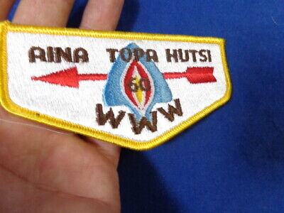 Aina Topa Hutsi Lodge 60 S1 Flap Order of the Arrow Scout BSA OA 2