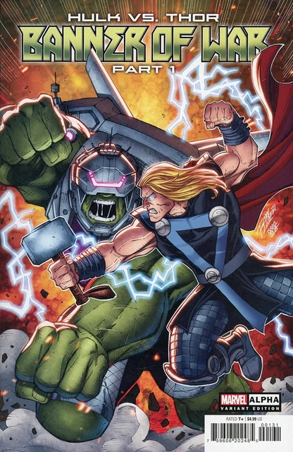 Hulk Vs Thor Banner Of War Alpha #1 Ron Lim Variant 2022 Marvel Comics Nm