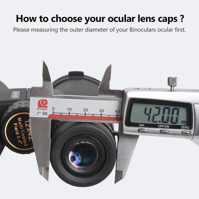 KYLIETECH BINOCULAR OCULAR Lens Cover Binoculars Rainguard Eyepiece Cap