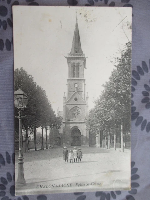 CPA 71 CHALON-SUR-SAONE. - St-Cosimo Church
