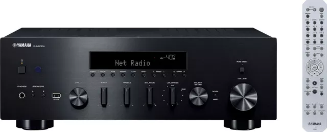 YAMAHA Netzwerk-Receiver R-N600A Bluetooth, LAN (Ethernet) schwarz B-WARE