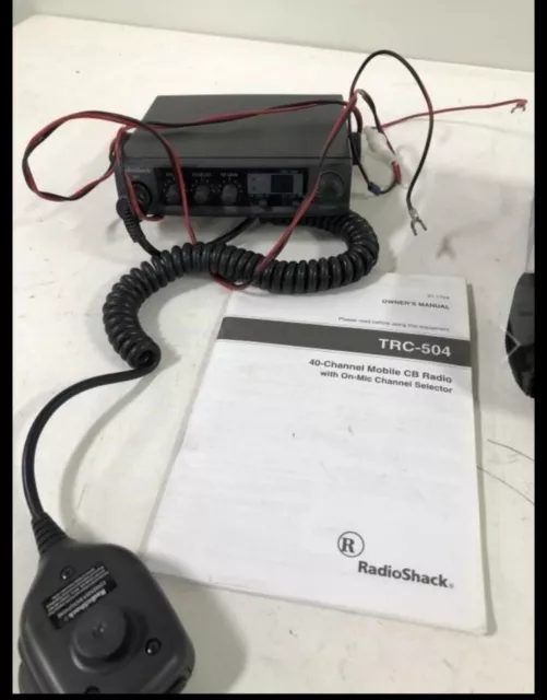 trc-504 radio shack cb radio untested