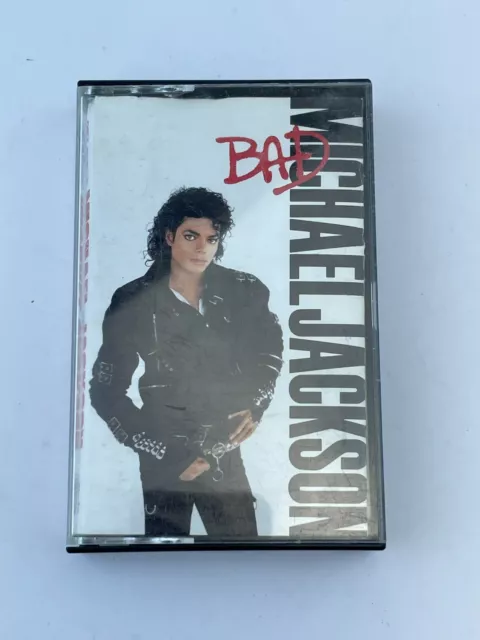 Michael Jackson Bad Cassette Tape OET40600 Epic 1987 Smooth Criminal