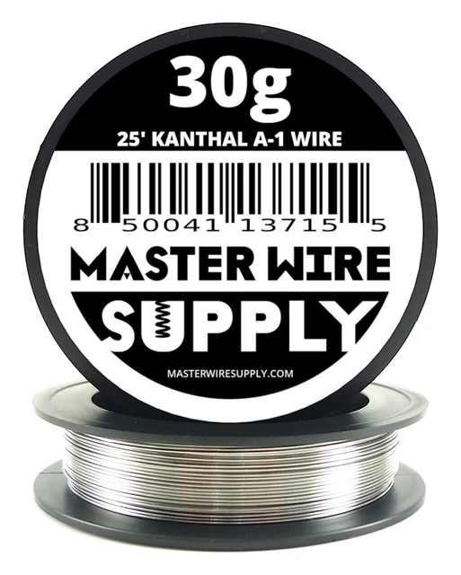 MWS - Kanthal A1 - 25 ft - 30 Gauge - Round Wire