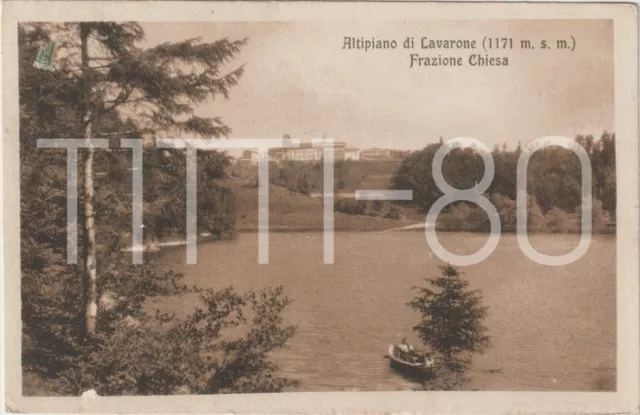 ALTIPIANO DI LAVARONE m. 1171 - FRAZIONE CHIESA (TRENTO) 1922