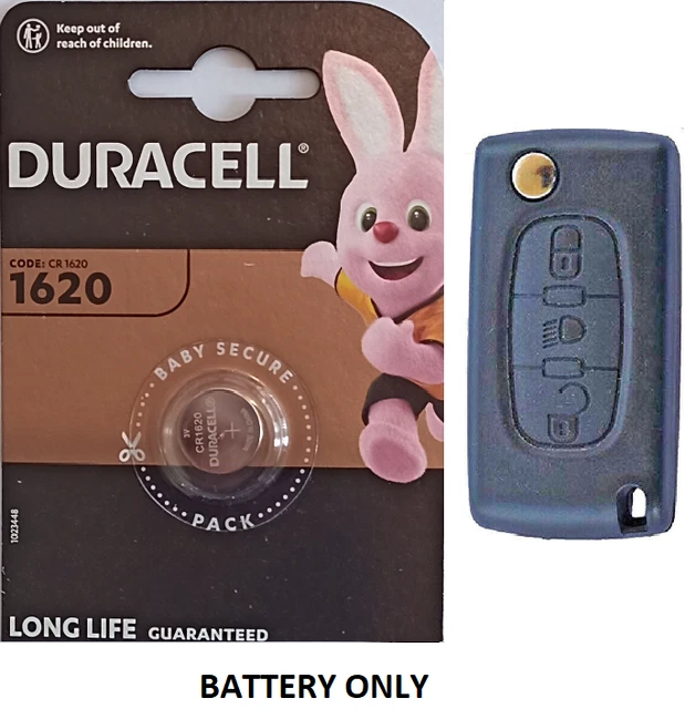 Renata CR1620 Key Fob Battery – 1x For Suzuki SX4 Vitara Agila Swift Alto