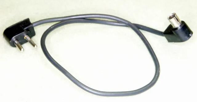 9" nine inch long ASA two post male PC flash cord for old flashes - hard to find