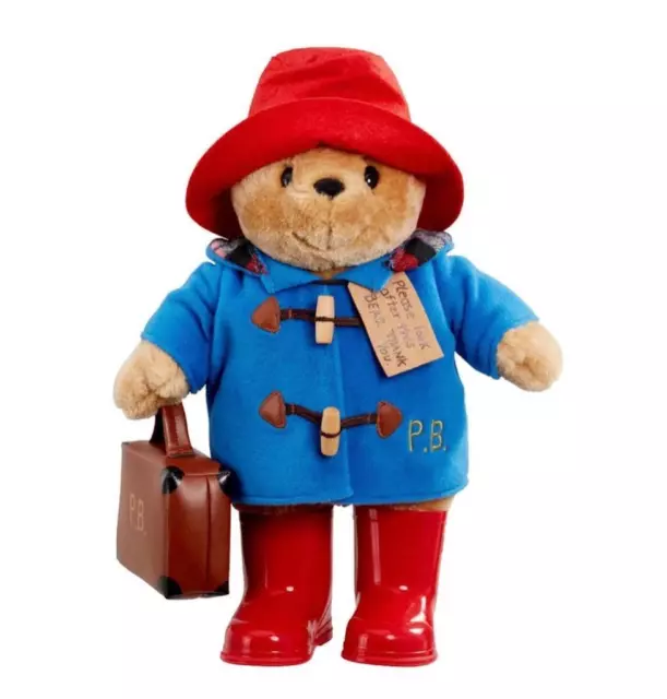 Large Classic Paddington Bear with Boots and Suitcase Soft Toy Official New 2