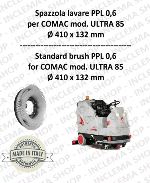 ULTRA 85 Strandard Wash Brush PPL 0,6 for Scrubber Dryer COMAC