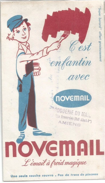 Buvards, protège-cahiers illustrés - Buvard Dentifrice Colgate