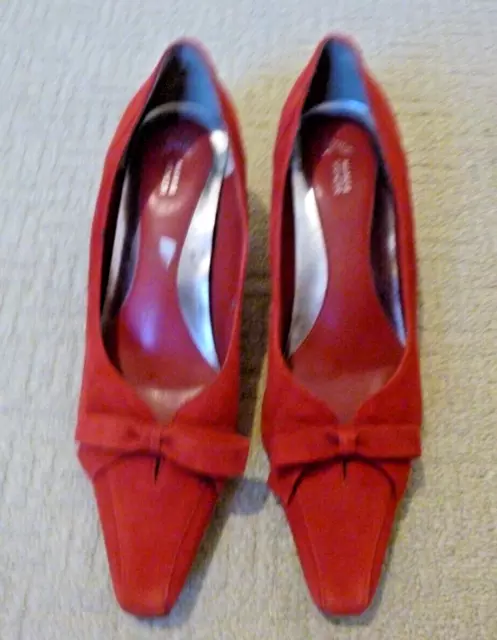 Marks and deals spencers red shoes