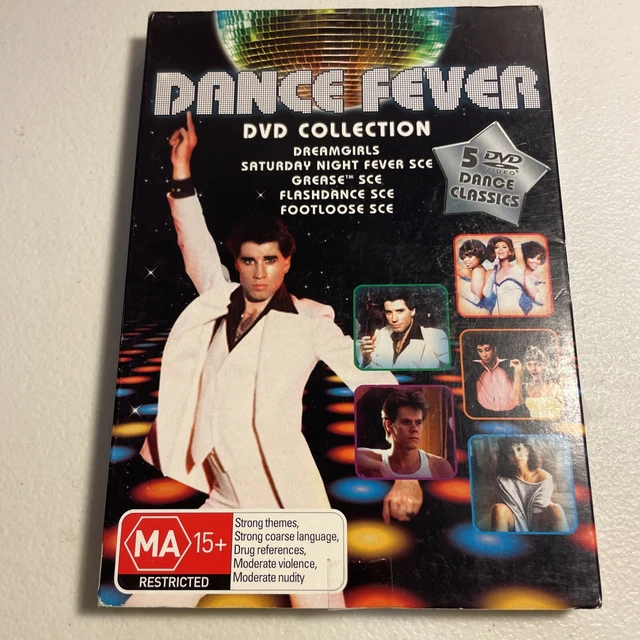 DANCE FEVER DVD Collection 5 Classics Saturday Night Fever Grease ...