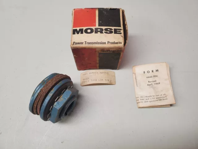 MORSE 250A-1 TORQ LIM 7/8 B Torque Limiter Model 465704