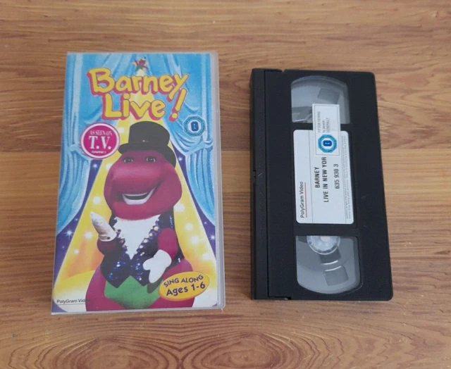 Barney Live In New York City Vhs Video Cassette Tape 9 79 Picclick Uk Barney Live In New York City Vhs Video Cassette Tape 9 79 Picclick Uk