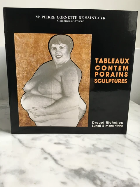 Catalogue de vente Me Pierre Cornette de Saint-Cyr Tableaux Contemporains 1990