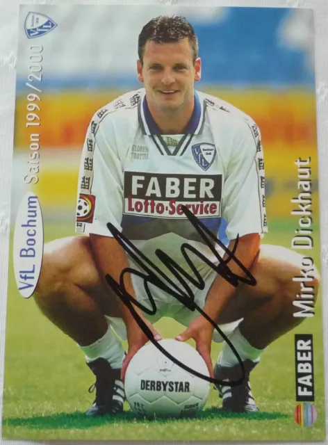 Mirko Dickhaut VfL Bochum original Unterschrift Saison 1999/2000