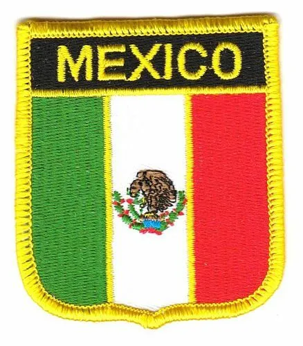 Wappen Aufnäher Mexiko Patch Flagge Fahne