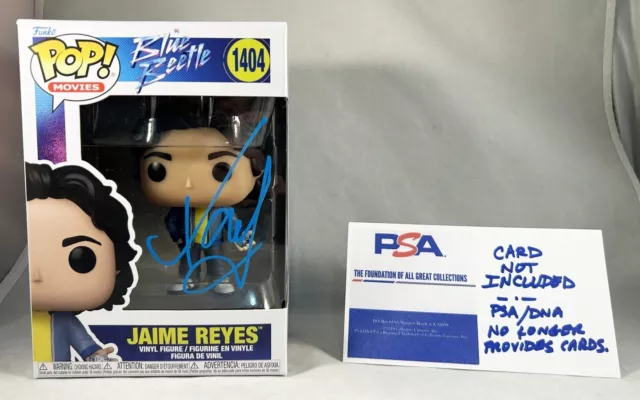 Xolo Mariduena Signed Funko Pop Blue Beetle Jaime Reyes PSA/DNA 1 COA