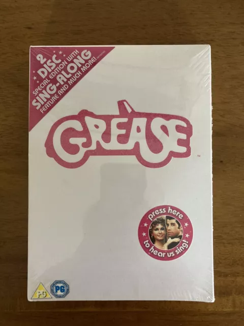Grease (2 Disc Special Edition with Sing-along) [DVD] - BRAND NEW & SEALED