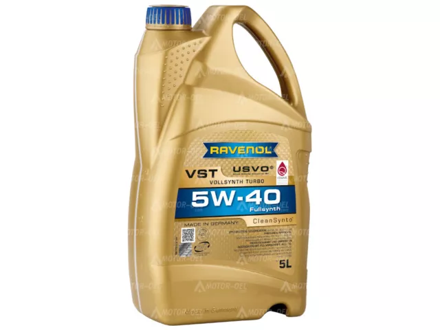 10 (2x5L) Liter RAVENOL VollSynth Turbo VST SAE 5W-40 Motoröl 2