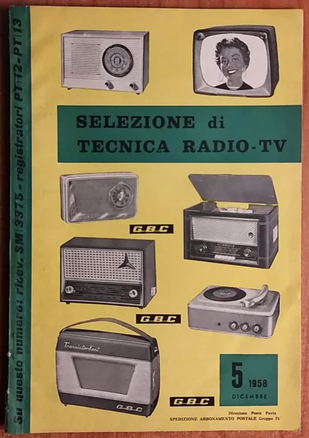 Selezione di Tecnica Radio - TV. Dicembre 1958.