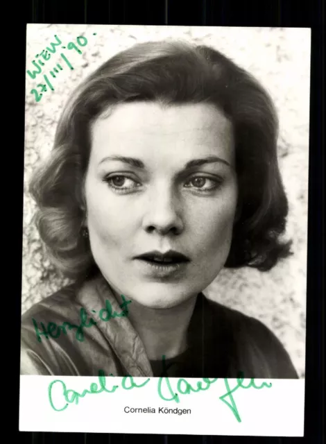 Cornelia Köndgen Rüdel Autogrammkarte Original Signiert ## BC 199480