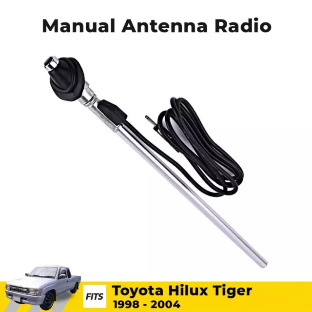 For Toyota Hilux Tiger 5th Gen Pickup UTE 1998-04 Manual Guard Mount Antenna S06