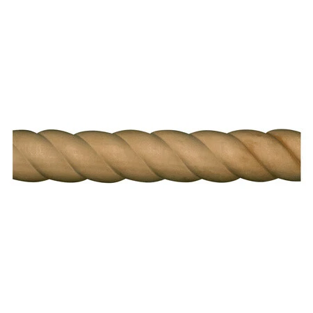 OSBORNE WOOD PRODUCTS 891425BCH 1 1/4 x 1/2 x 96 1 1/4" Half Round Rope