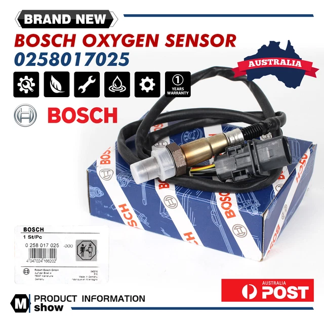 BOSCH NEW WIDE band OXYGEN LAMBDA O2 SENSOR 0258017025 LSU4.9 FIT ...