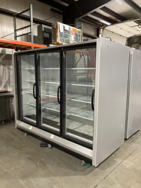 Hussmann RFL3 Glass Three 3 Door Freezer Frozen Display Case 2019 w/ Compressor