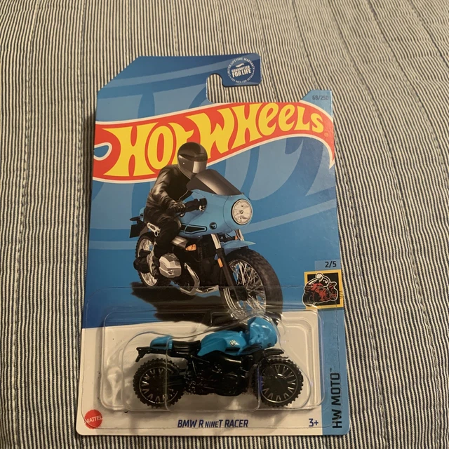 TREASURE HUNT HOT Wheels 2023 BMW R Racer Bike Blue/black HW Moto