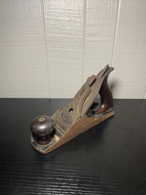 STANLEY BED ROCK No 604 TYPE 3 CORREGATED BOTTOM WOOD PLANE As Found With Rust