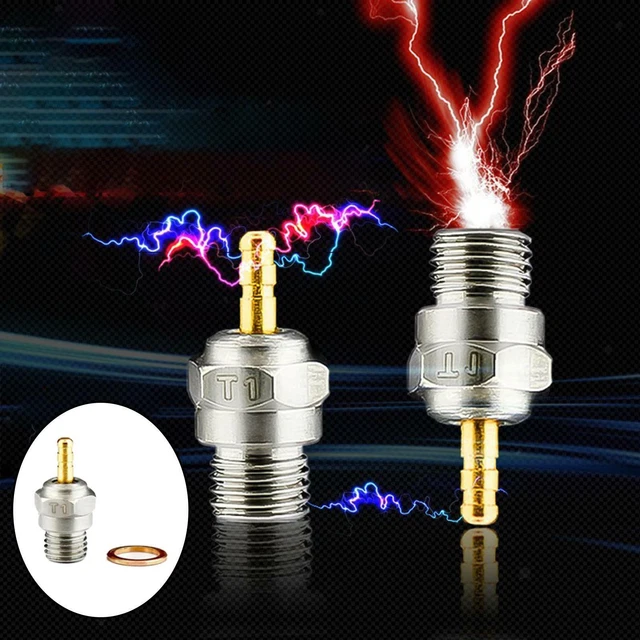 METAL RC CAR Engine Spark Plug Model Methanol Car Vehicles Model Spare