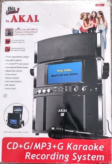 Akai CD+G/MP3+G Karaoke  Recording System Model KS800