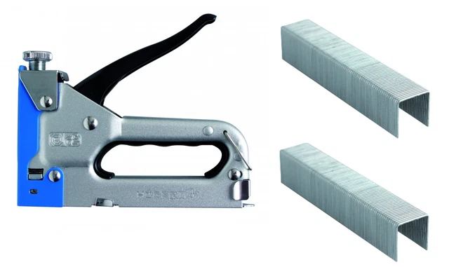 Högert Agrafeuse Set 11,3 MM Tacker Pommeau Dispositif de Serrage Avec 1000