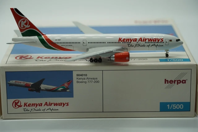 Herpa Wings 526821 Kenya Airways B787-8 5Y-KZA 1/500 - Modèle Réduit D'avion Occasion