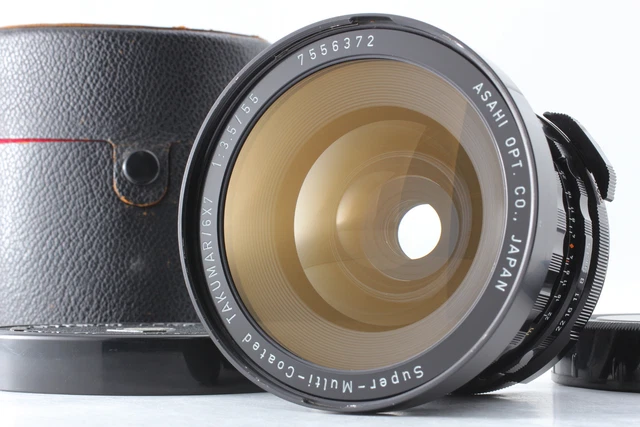 [ Mint Avec / Étui ] pentax Smc Takumar 6x7 55mm F3.5 Lentille pour 67 6x7 67II