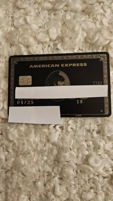 amex centurion american express black card