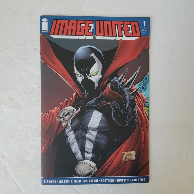 Image United # 1 Todd McFarlane Spawn Variant Cover C Image Comics 2009 🔥
