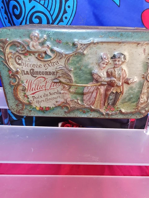Ancien Jouet D'épicerie - Tablette Chicorée Mokta Williot - Marchande 1930 RARE