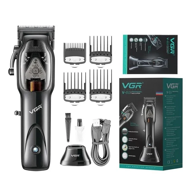 VGR clipper v653 electric barber professional hair  trimmer  for men