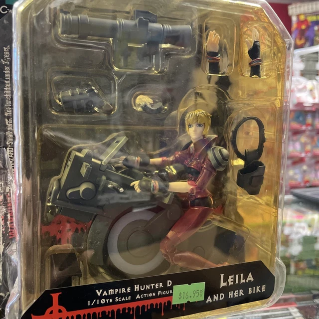 VAMPIRE HUNTER D LEILA and Her Bike Action Figure OVP 2001 Epoch