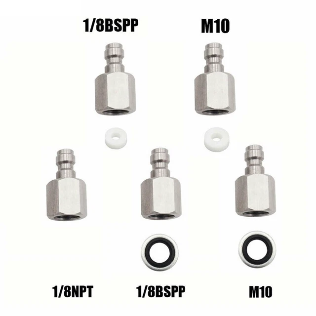 Easy to Use Stainless Steel Fill Nipple for Paintball PCP Charging Hose