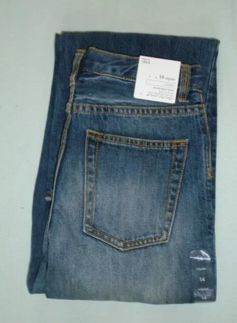 "Nuovissimi jeans denim larghi per bambini con etichette Gap vita 26/gamba 28"