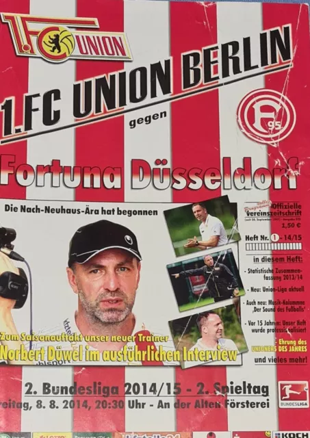 2014/15 2.Bundesliga 1.FC Union Berlin - Fortuna Düsseldorf